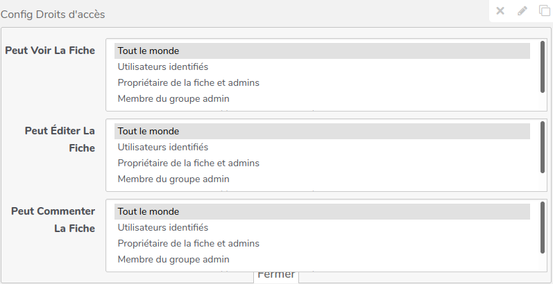 YWDocBazarChampAccessConfigVisuel